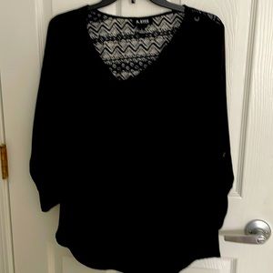 A.Byer Black Blouse Size Medium